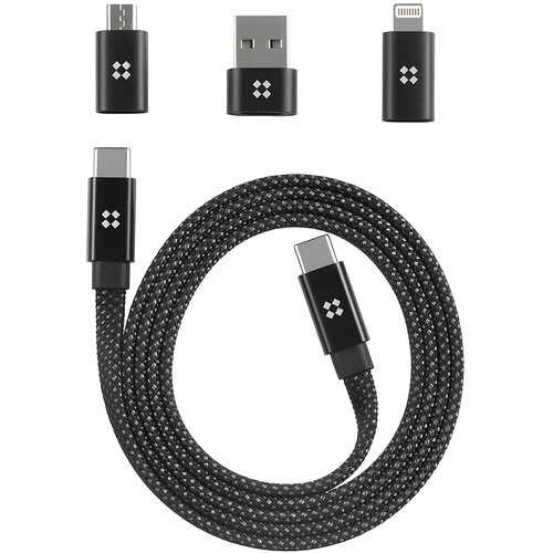 Edizard Magnetički Type - C kabel 240W - 1 m &amp;ndash; Crna KP36774 Slike