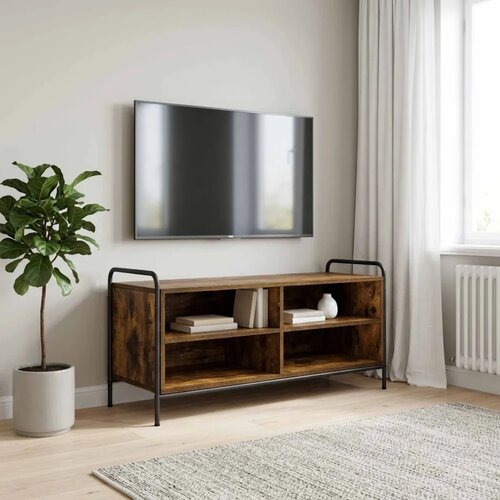  TV ormar 140 x 39 5 x 50 cm Dimljeni hrast Konstruirano drvo - Dimljeni hrast 100 x 39 5 x 50 cm Slike