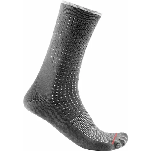 Castelli Premio 18 Sock Gunmetal Gray L/XL Kolesarske nogavice