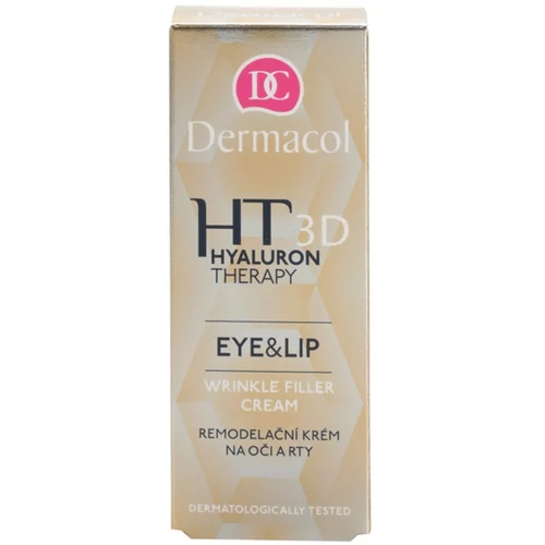 Dermacol 3D Hyaluron Therapy Eye&Lip Wrinkle Filler Cream krema za oči i usne 15 ml za žene