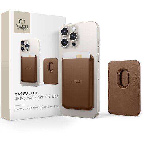 TECH-PROTECT OVITEK ZA KARTICO MAGWALLET ZA MAGSAFE ZA TELEFON RJAV, (21970273) Cene