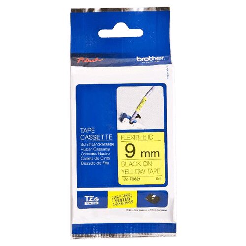 Brother TZEFX621 Flexi rumen/črn 9mm, za PT, (20443415) Cene