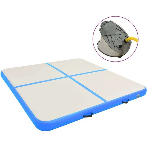  Strunjača na napuhavanje s crpkom 200 x 200 x 20 cm PVC plava Cijene