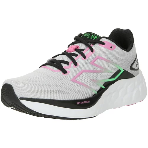 New Balance Sportske cipele '680' svijetlosiva / neonsko zelena / roza / crna