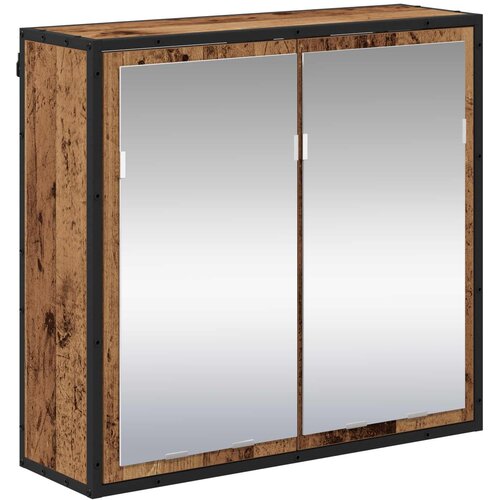  Set namje&amp;scaron;taja za kupaonicu 3 kom. Staro drvo 80 x 33 x 60 cm Slike