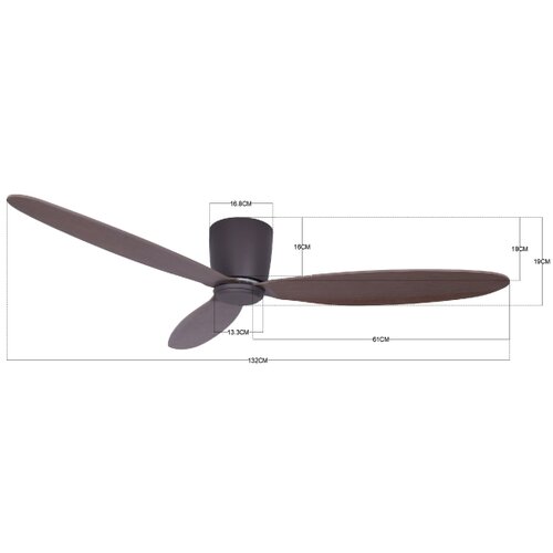  Lucci Air 212884 - Plafonski ventilator AIRFUSION RADAR crni + daljinski upravljač Slike