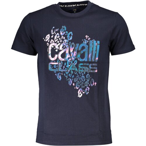 Cavalli Class T-SHIRT SHORT SLEEVE MAN BLUE Slike