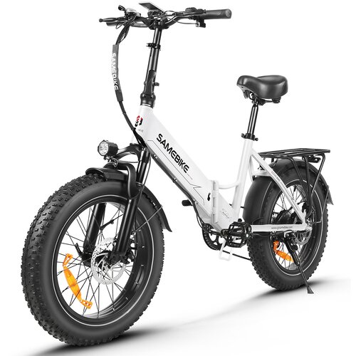 Samebike Zložljivo električno kolo LOTDM200-II, 750 W 48 V 13 Ah, Smart NFC, belo, (21960240) Cene
