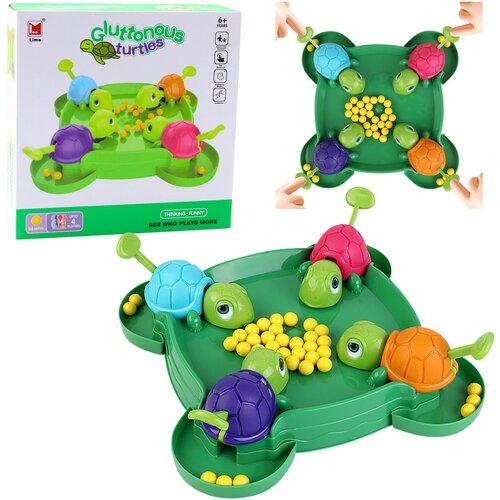 Family Arcade Game Hungry Turtles Board Balls Cene