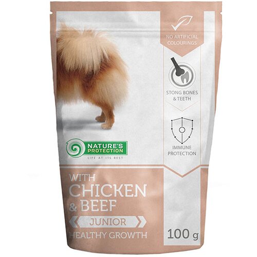  Np pou dog mini junior beef&chicken 100g Cene