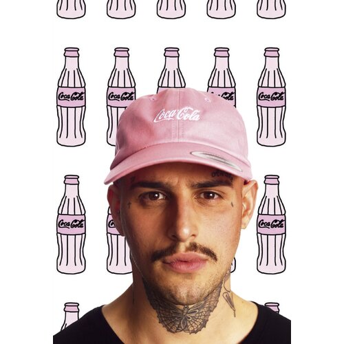 Merchcode Cap with Coca Cola logo pink Slike