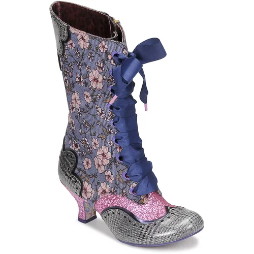 Irregular Choice Mestni škornji CHIMNEY SMOKE Vijolična
