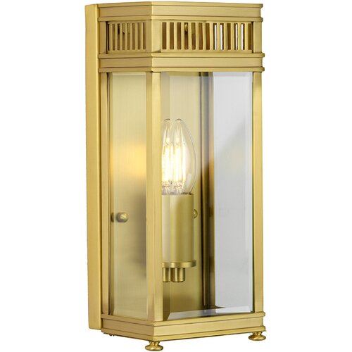 Elstead Lighting Elstead Holborn Zunanja stenska svetilka iz bru&scaron;enega medenine, IP44, (22100266) Cene