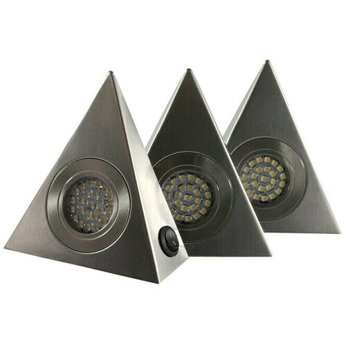 Ritter Leuchten Set LED svjetiljki za kuhinjske elemente (3 x 1,8 W, Srebrne boje, Topla bijela) Cijene