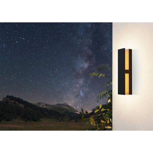 Eglo Vanjska zidna LED svjetiljka Costorio (370 x 80 x 80 mm, Crna, IP44) Cijene