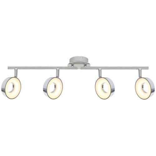 Candellux Lighting lED stropna svetilka v sijajno srebrni barvi 71x10 cm Isla Slike