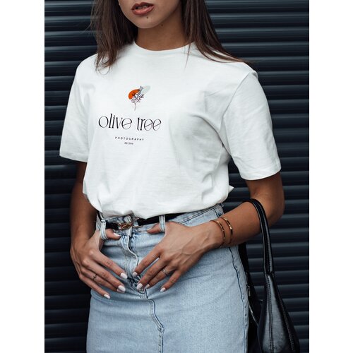 DStreet Women&amp;#039;s T-shirt OLIVE TREE ecru Slike
