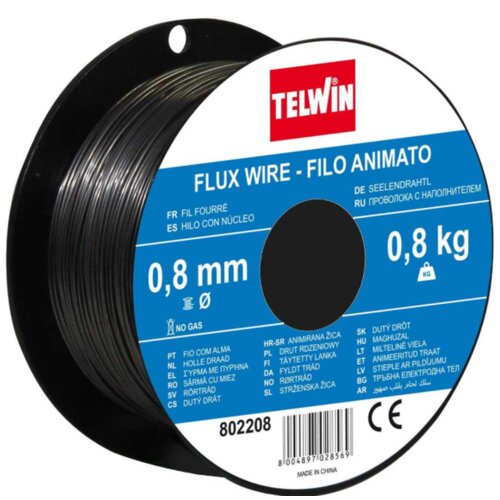 Telwin Žica za zavarivanje PRA&amp;Scaron;KOM PUNJENA 0.8 MM /0,8 KG Slike
