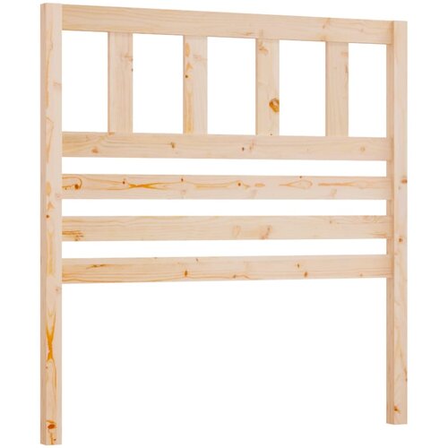 Maison Chic posteljno vzglavje - vzglavna omarica - nočna omarica 96x4x100 cm trdna borovina, (21704829) Slike