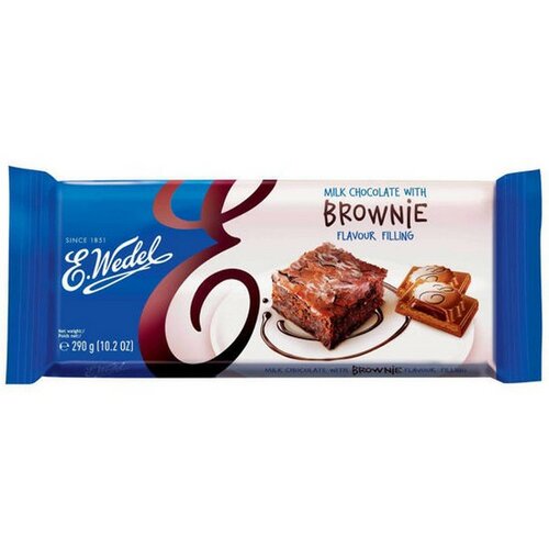 WEDEL mlečna čokolada punjena filom 290G brownie Slike