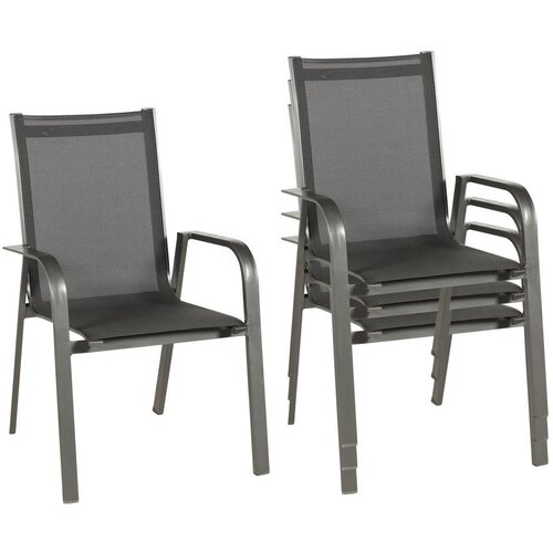 Acamp Stol Urban, 4 Delni Set, Siva Cene