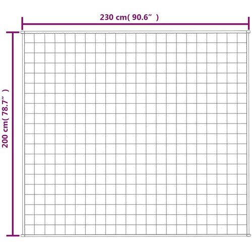  Te&amp;scaron;ka deka plava 200x230 cm 9 kg od tkanine Slike