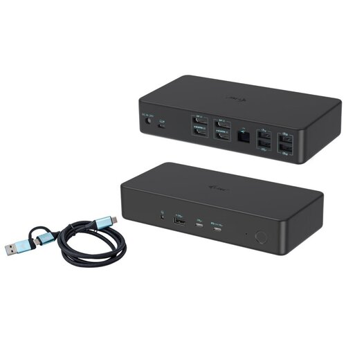 I-TEC USB 3.0 /USB-C /Thunderbolt 3 Professional Dual 4K Display Docking Station Generation 2 + Power Delivery 100W Cene
