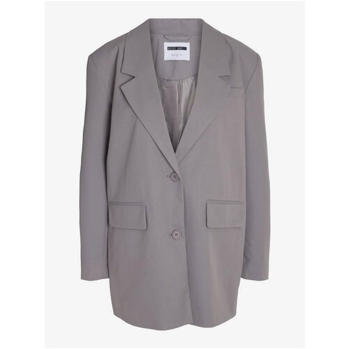 Noisy May Grey Ladies Oversize Jacket Milla - Ladies Slike