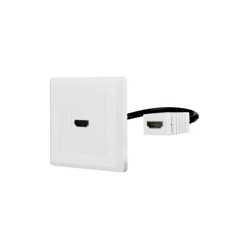 Renkforce RF-4538136 HDMI adapter [1x ženski konektor HDMI - 1x ženski konektor HDMI] bela pozlačeni konektorji 15.00 cm, (20428744) Cene