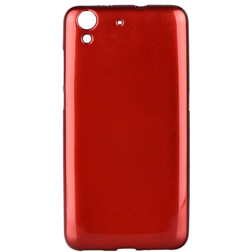  Gumijasti / gel etui Jelly Flash za Huawei Y6 - rdeči Slike