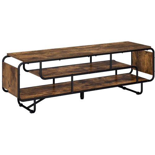  TV stalak 140 x 36 x 45 cm Dimljeni hrast Konstruirano drvo - Dimljeni hrast 140 x 36 x 45 cm Slike