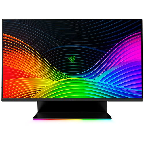 Razer Raptor Gaming 27&amp;quot; monitor, IPS, WQHD, 165HZ, 1ms, 350nit, HDR, Nvidia G-sync, DP, HDMI, USB-C, črn - - 27 Slike
