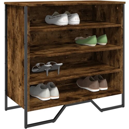 VidaXL Ormarić za cipele boja hrasta 80 x 38 x 78 cm konstruirano drvo Slike