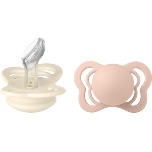 Bibs Couture Silicone Size 1: 0+ months duda Ivory / Blush 2 kom Cijene