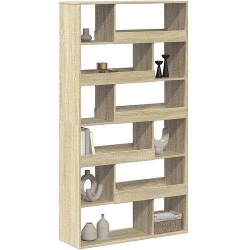  pregrada boja hrasta 100x33x187,5 cm konstruirano drvo Slike