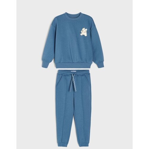 Sinsay Trenirka: sweatshirt majica i hlače s printom psa na skijama Cene