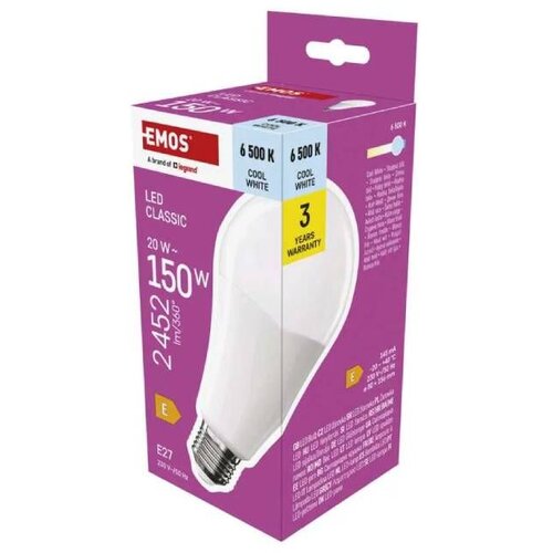 Emos Led sijalica Classic A60 20 W (150 W) E27 Hladno bela ZQ5E84 Cene