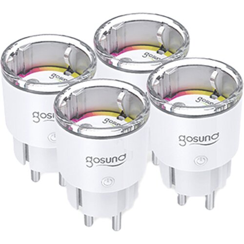 GOSUND ZIGBEE VTIČNICA EP2-Z 10A ZA PAMETNI DOM, 4-DELNA, NADZOR, (5000261660) Slike