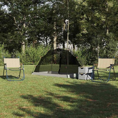 vidaXL Šator s krovom Ostalo s zračnim otvorom Siva i crna 236 x 108 x 120 cm Cijene