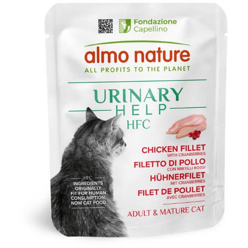 Almo Nature HFC Urinary Help file v juhi, vrečka - pišč. prsa in brusnice - 50 g 50 g Cene