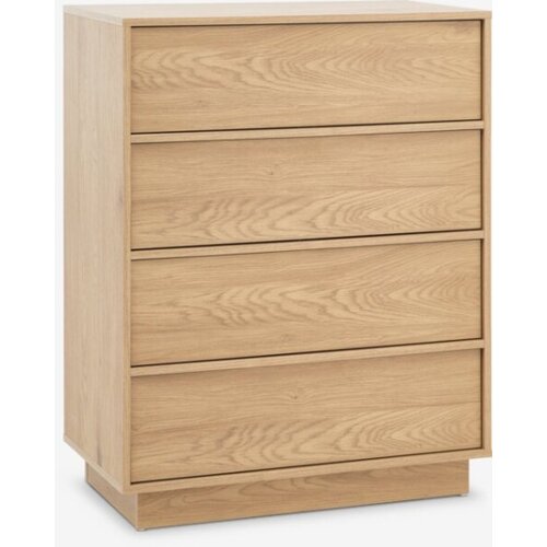  Komoda 4 fioke top. hrast Slike