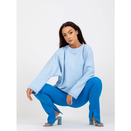RUE PARIS Sweatshirt-RV-BL-8080.56-light blue Slike