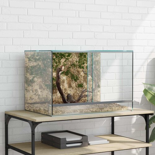  Terarij s pohranom *Transparent*an 60 x 40 x 40 cm Stakl Cene