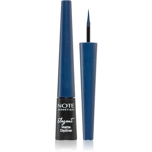 Note Cosmetique Elegant Matte Dipliner tekući eyeliner s mat fini&amp;scaron;om 03 Navy Blue 2,5 ml Slike