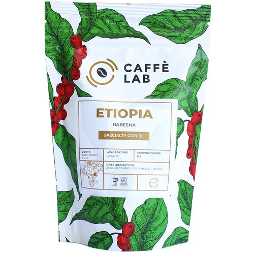CAFFE LAB Ethiopia Habesha u zrnu 250g Slike
