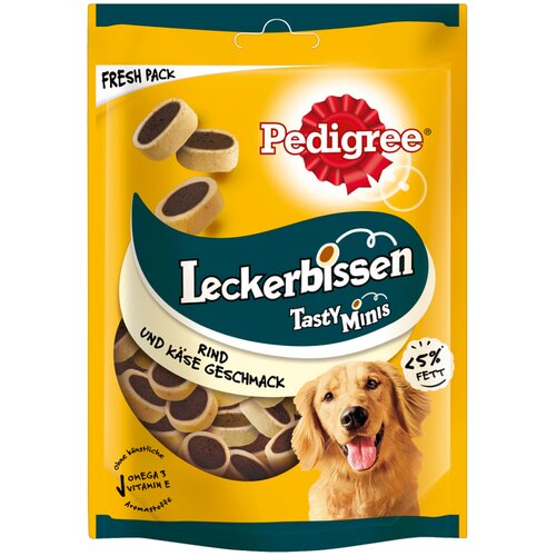 Pedigree Leckerbissen - Varčno pakiranje: mini prigrizki sir in govedina 6 x 140 g Cijene
