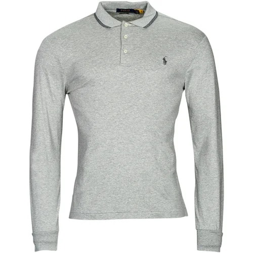 Polo Ralph Lauren K224SC53C-LSKCSLM1-LONG sleeve-polo shirt siva