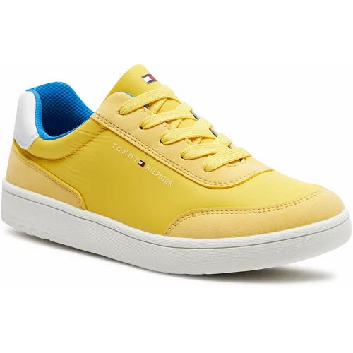 Tommy Hilfiger Superge Low Cut Lace-Up Sneaker T3X9-33351-1694 S Yellow 200