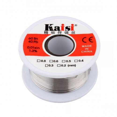  Kalaj žica Kaisi Sn60%/Pb40%/Flux fluks 1.2%, 0.4mm Slike