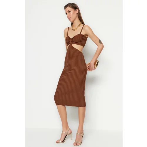 Trendyol dress - Brown - Bodycon